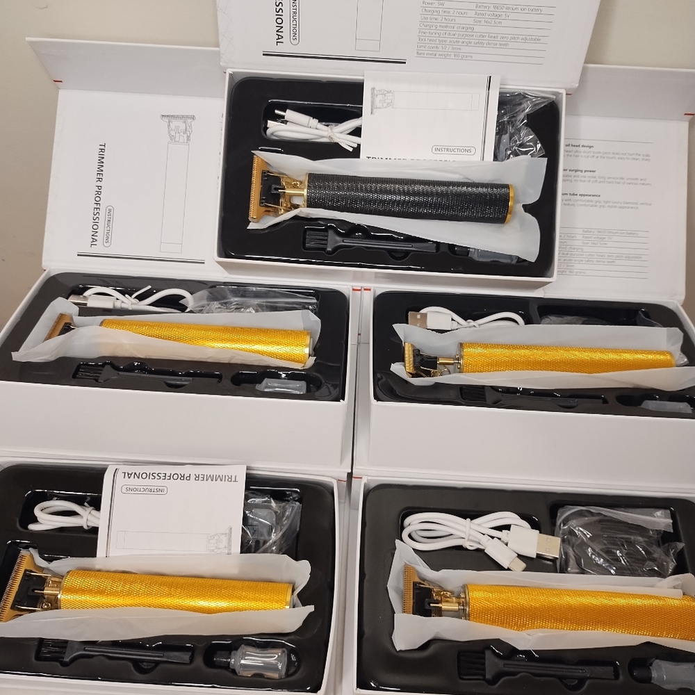 Professional Vintage T9 Electric Hair Trimmer Rechargeable Hair Clippers